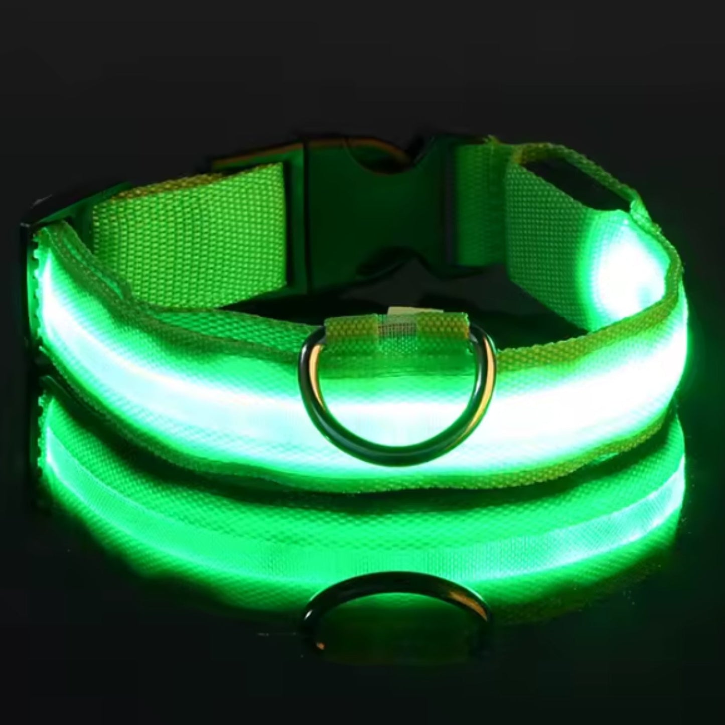 Justerbart LED-Halsband för Hund