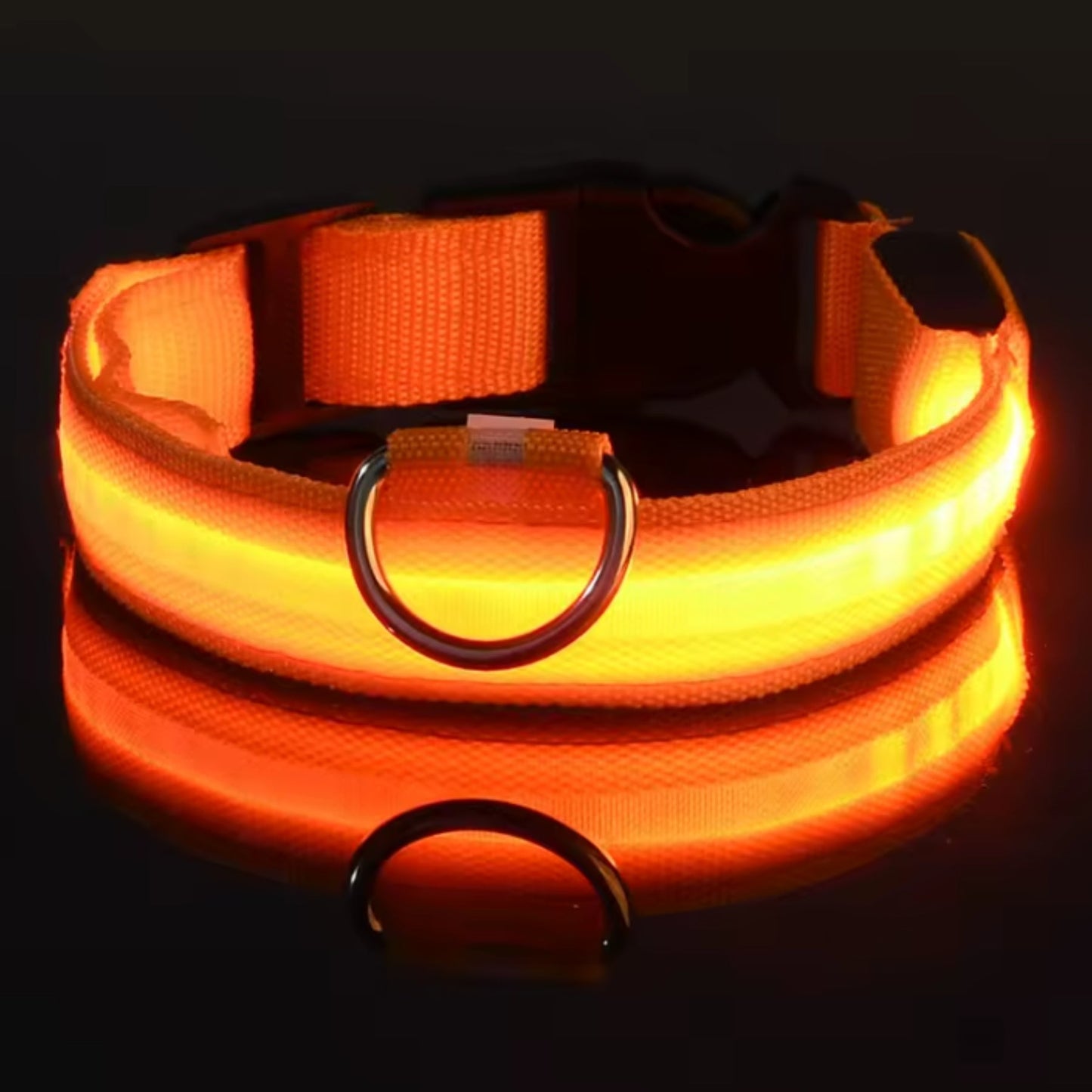 Justerbart LED-Halsband för Hund