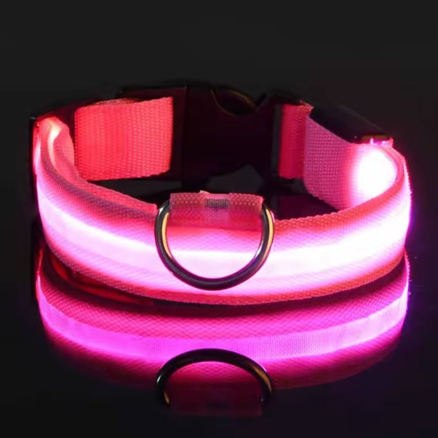 Justerbart LED-Halsband för Hund