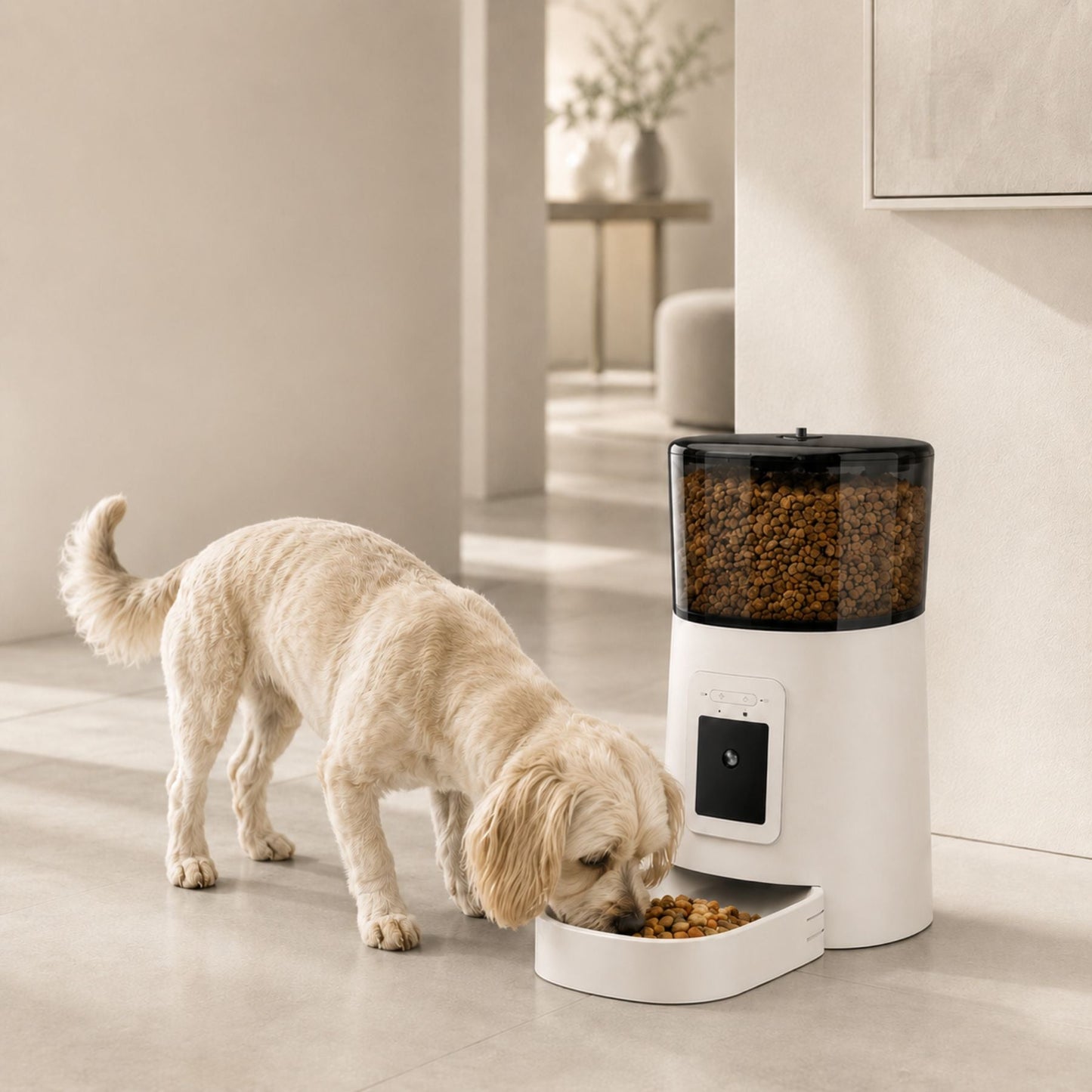 Smart Foderautomat för Hund & Katt