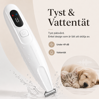 Sladdlös Tass- & Pälstrimmer, LED