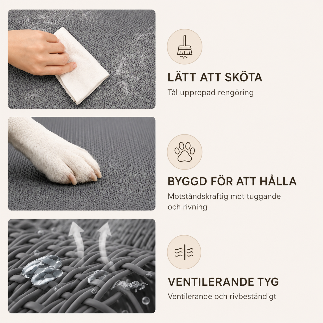 Upphöjd Kylande Hund- & Kattbädd