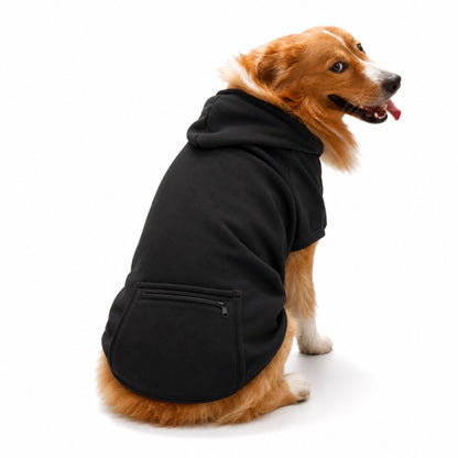 Hundhoodie med Dragkedjeficka