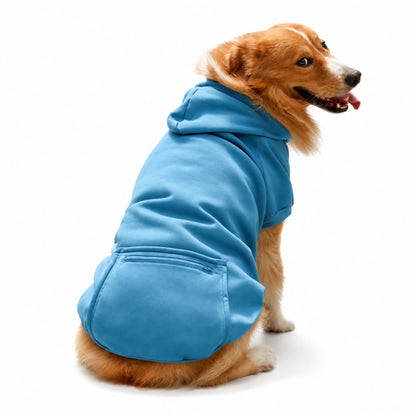 Hundhoodie med Dragkedjeficka