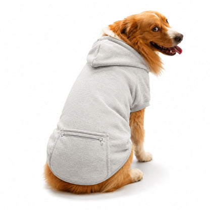 Hundhoodie med Dragkedjeficka