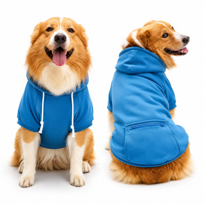 Hundhoodie med Dragkedjeficka