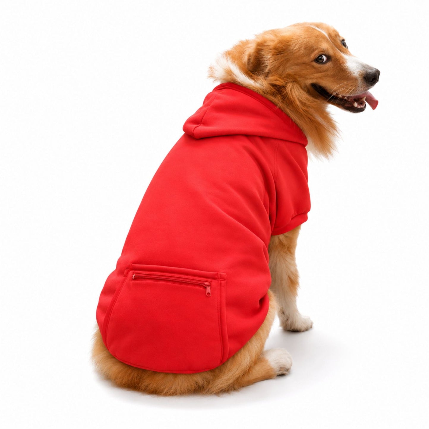 Hundhoodie med Dragkedjeficka