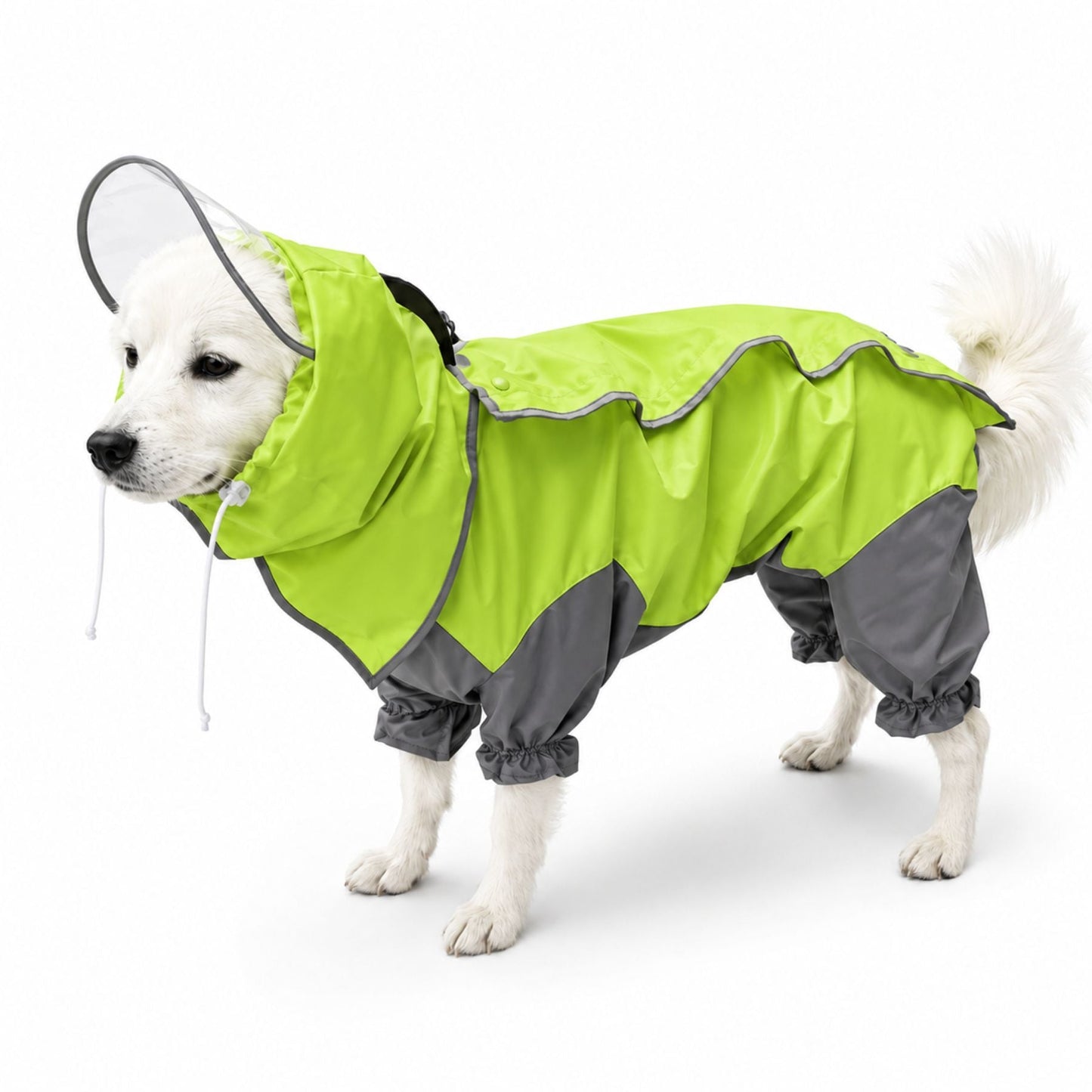 Regnoverall för Hund med Huva