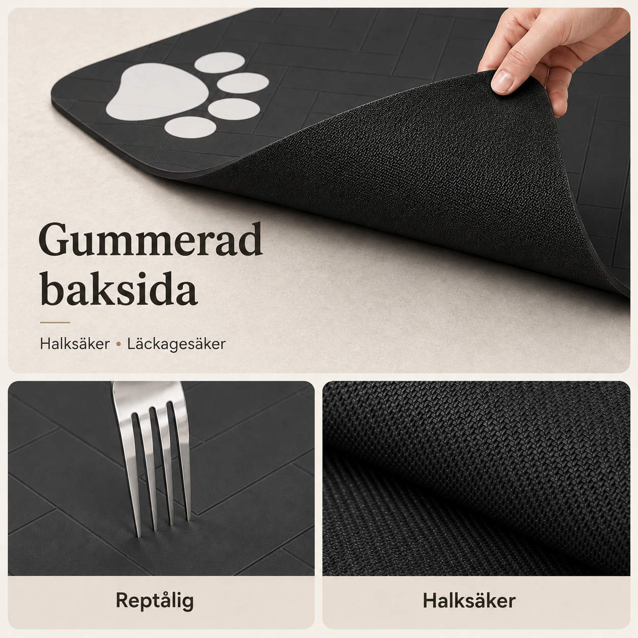 Matskålsunderlägg för Hund & Katt