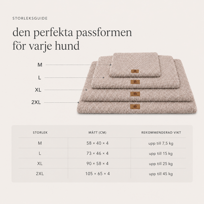 Plysch Hundsäng i Fuskpäls