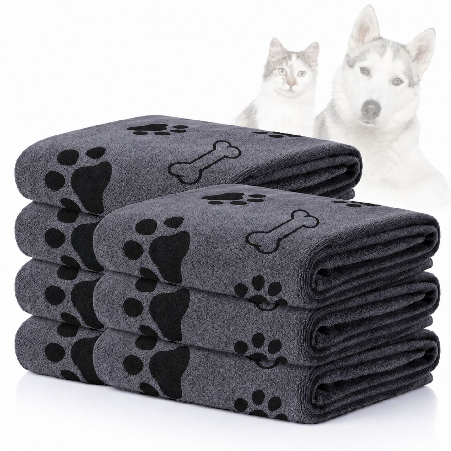 Mikrofiberhandduk för Hund & Katt