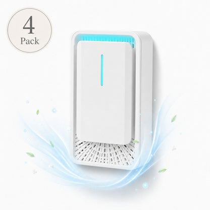 4-Pack Luftrenare med Negativa Joner