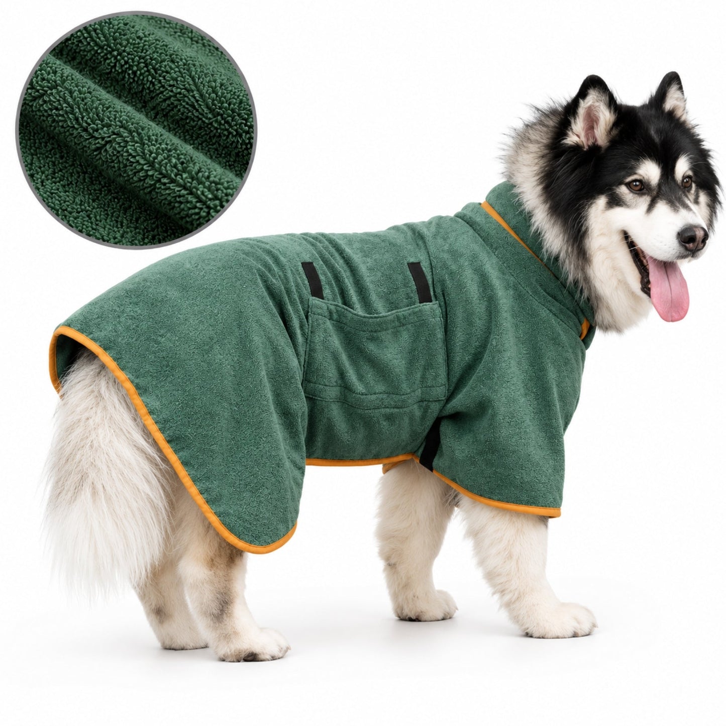 Snabbtorkande Hundbadrock i Mikrofiber