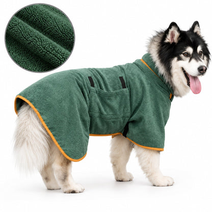 Snabbtorkande Hundbadrock i Mikrofiber