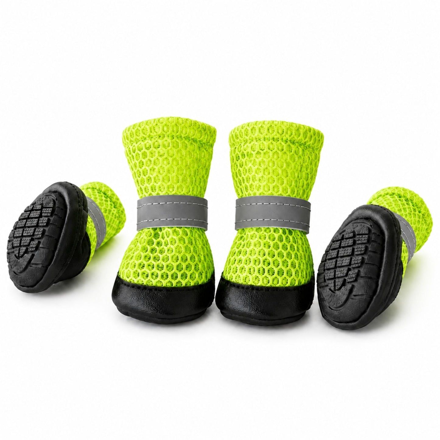 Reflekterande Hundskor, 4-Pack
