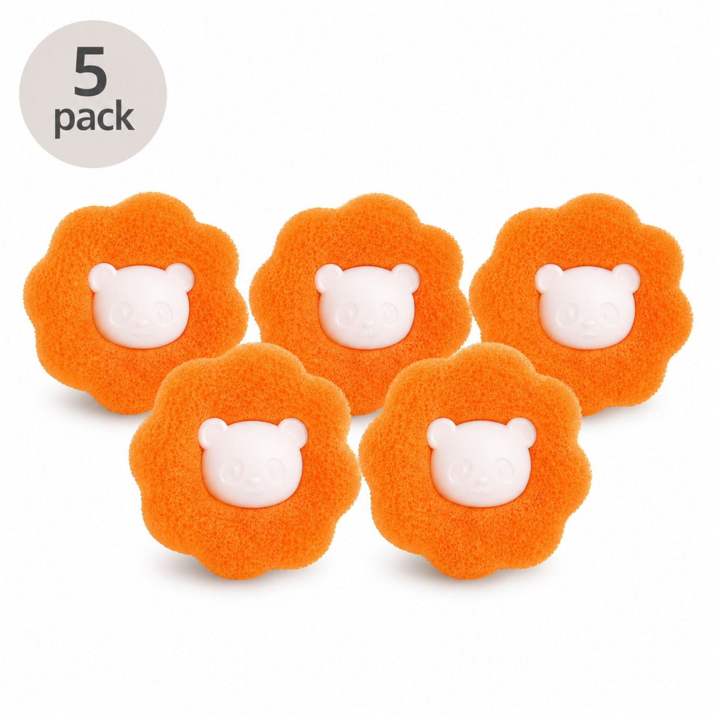 Hårborttagningsbollar för Tvätt, 5-pack