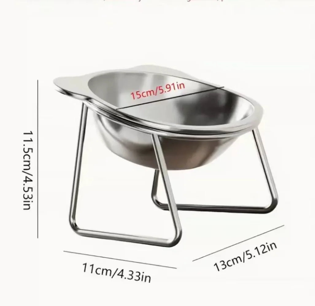 Upphöjd Foderskål, Rostfritt