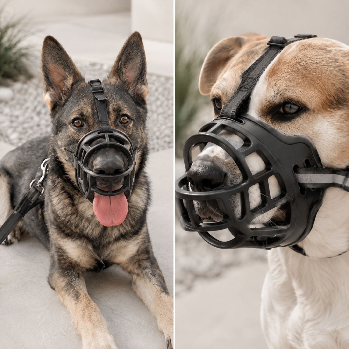 Mjuk Silikonmunkorg för Hund