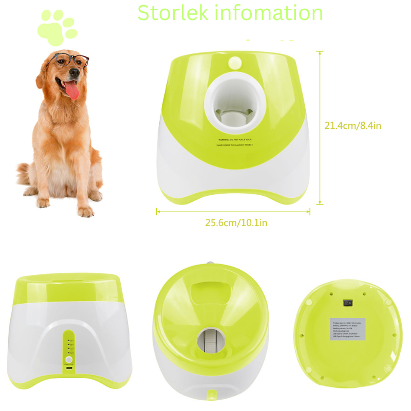 Automatisk Bollkastare för Hund