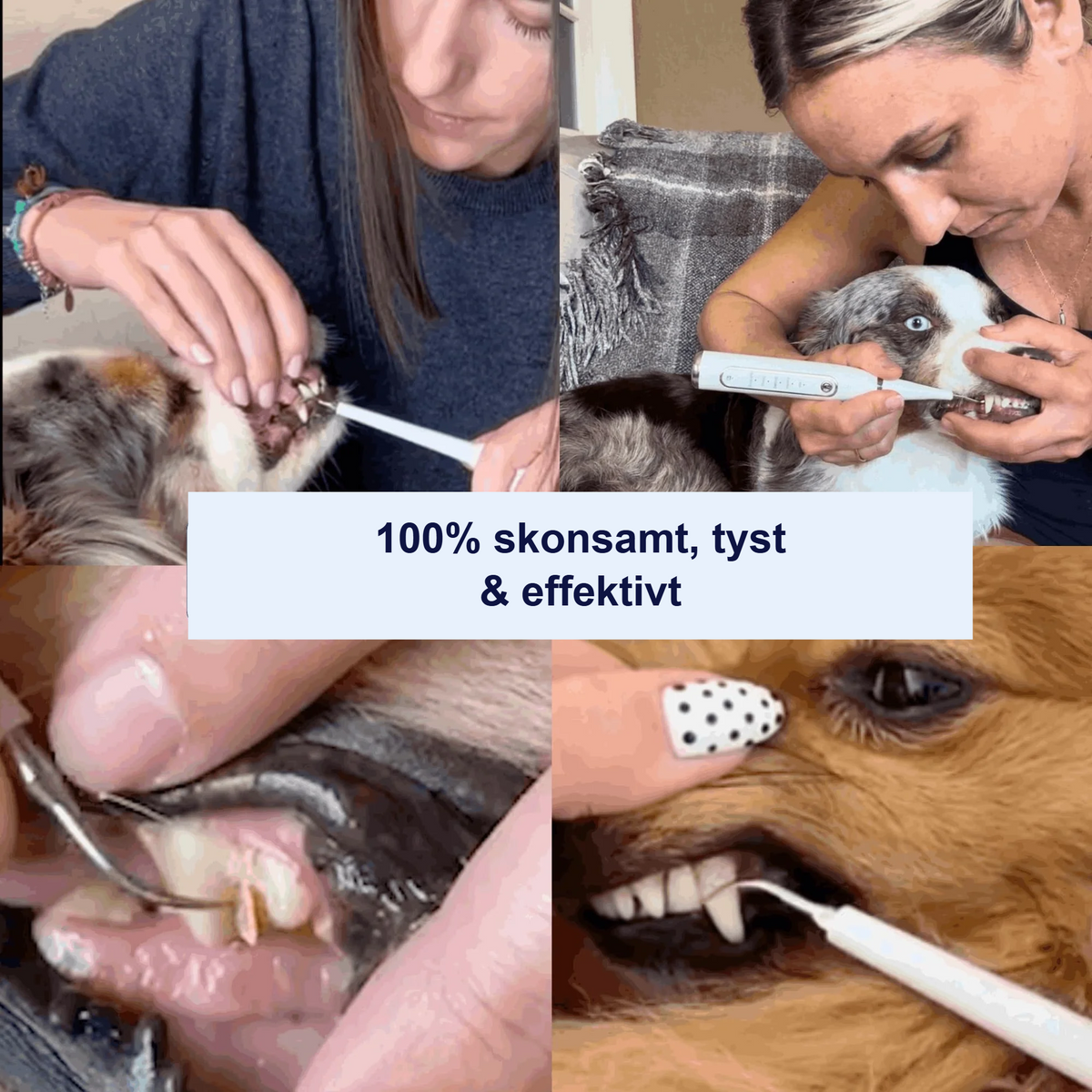100 procent skonsamt, tyst och effektivt - används i hemmet