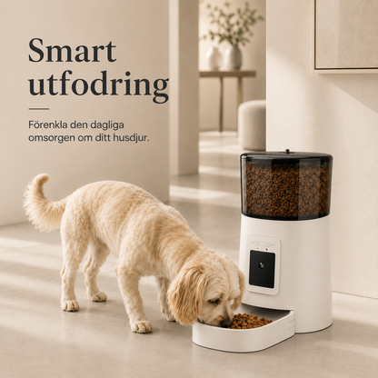 Smart Foderautomat för Hund & Katt