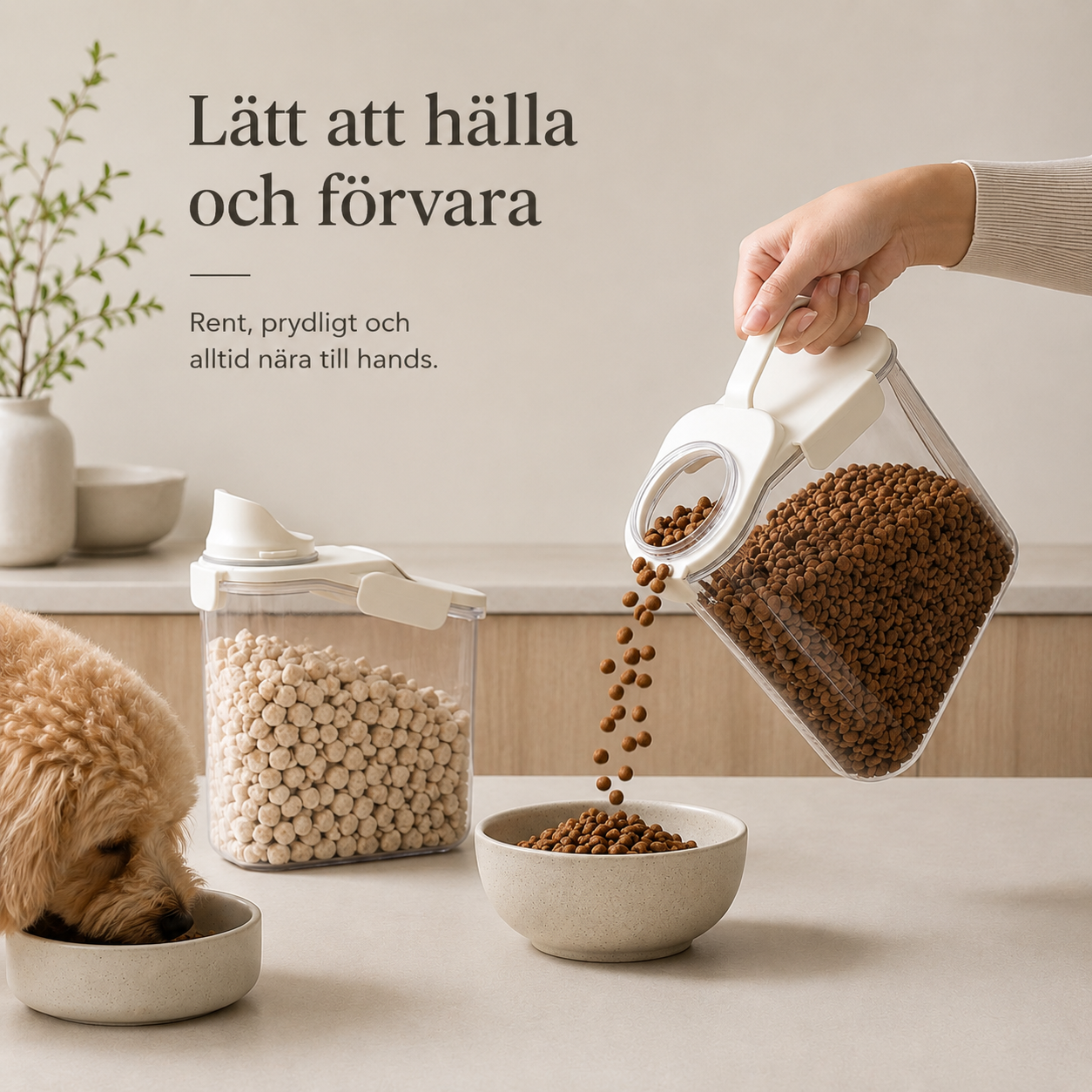 Förvaringsbehållare för Djurfoder