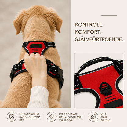 Anti-Drag Hundsele med Frontfäste