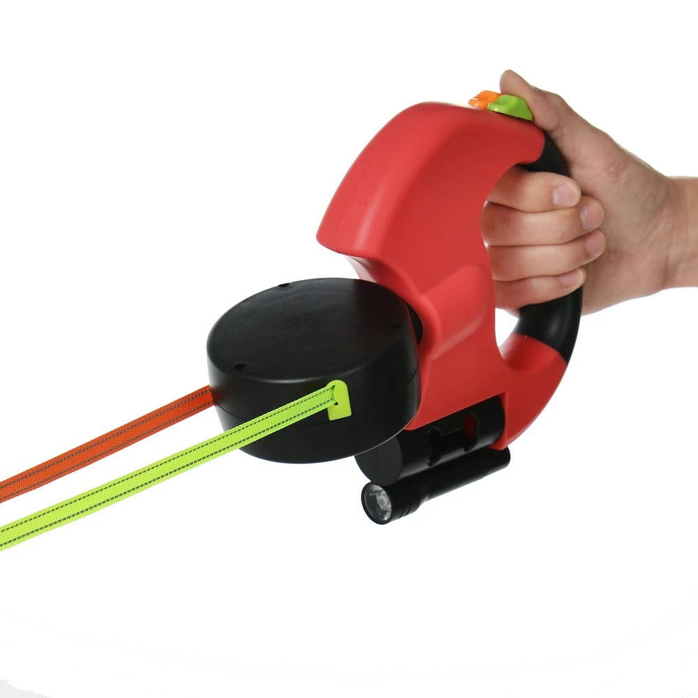Dubbelkoppel för Hund med LED-Ljus