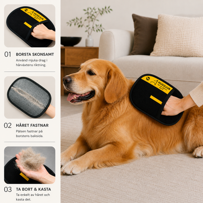 Pälsborttagningshandske för Hund & Katt