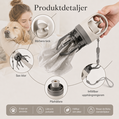Portabel Bajsplockare med Påshållare