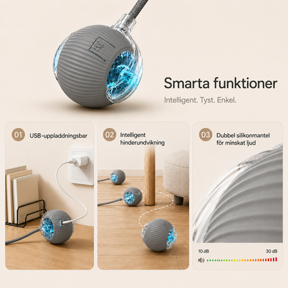 Smart Rullande Boll för Hund & Katt