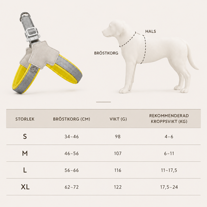 Anti-Drag Hundsele – Reflekterande